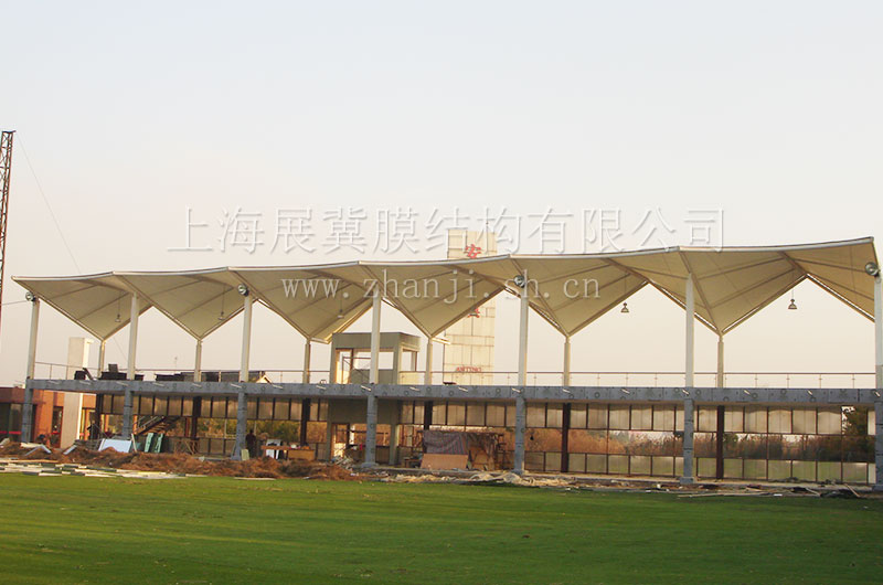 上海安亭高尔夫击球台膜结构