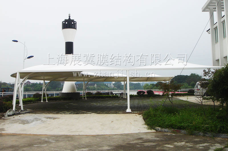 浙江湖州港航管理处膜结构车棚