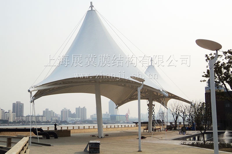 上海东昌路膜结构景观