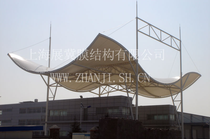 上海宜隆物流仓储闸口膜结构