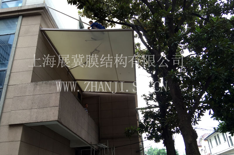 上海五官科医院膜结构雨棚