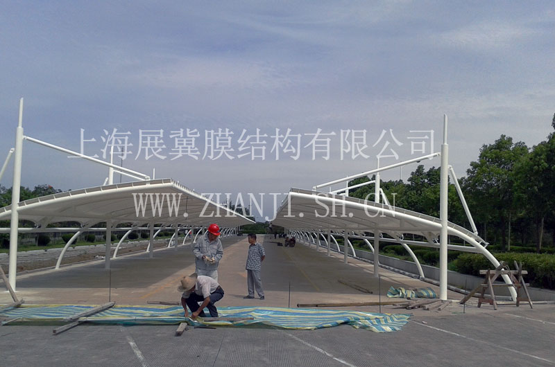 上海市第一劳教所停车棚工程