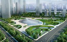 国内首座“水立方”式膜结构地下高铁站房