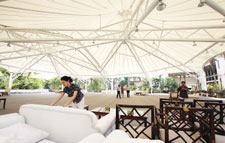 博鳌亚洲论坛大酒店将投入使用新建膜结构800个餐位