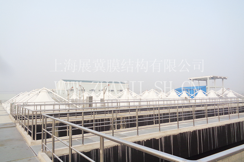 上海松江西部污水厂加盖除臭