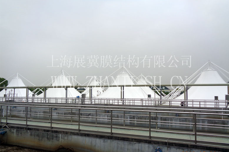 上海松江污水厂二期膜加盖