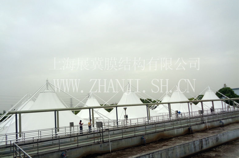 上海松江污水厂二期膜加盖