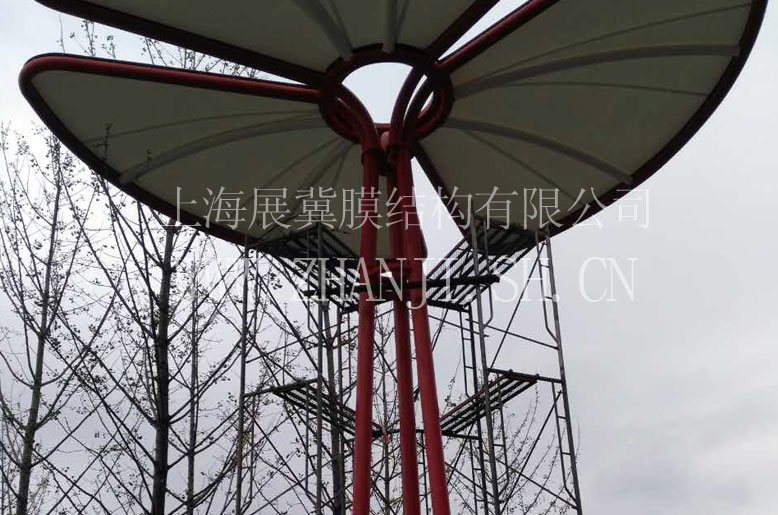 江苏南京景观膜结构雕塑照片