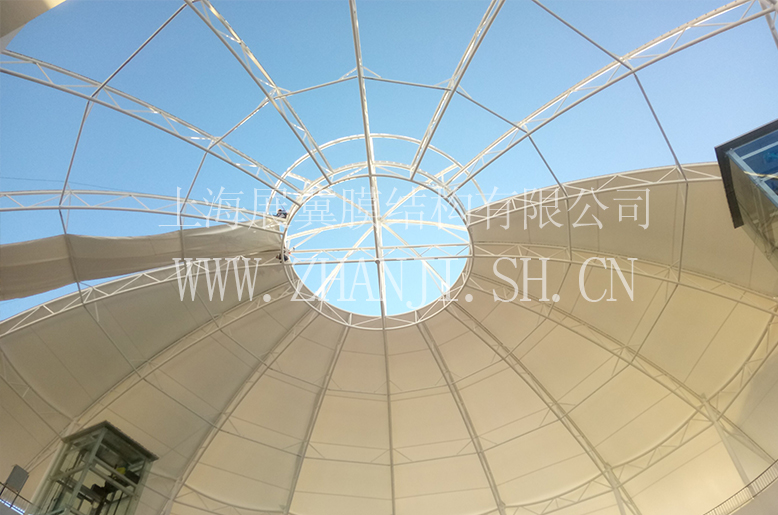 上海五角场太平洋广场中厅膜结构