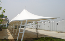 膜结构车棚有抵御台风能力