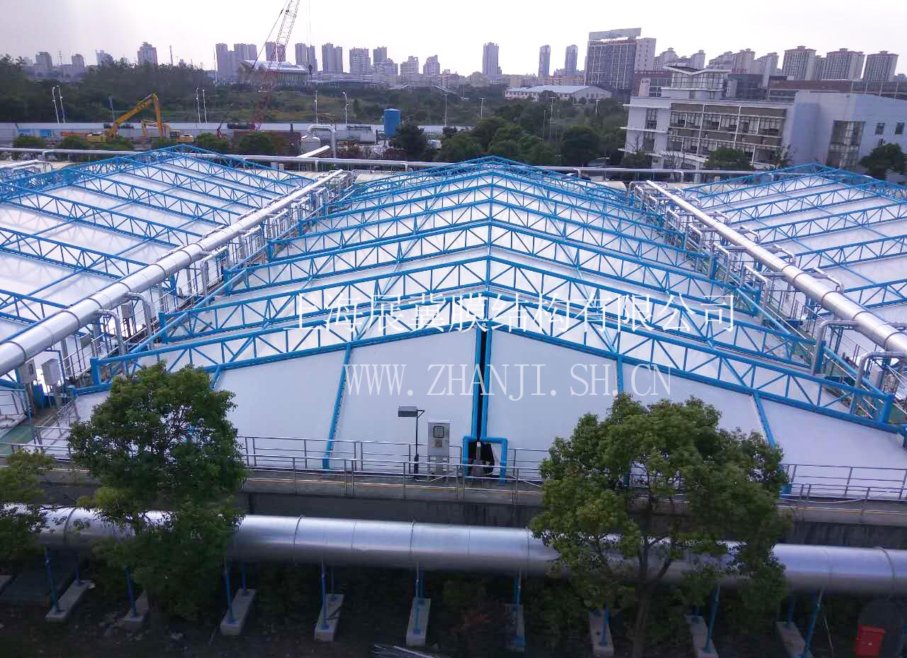 上海金山污水处理厂膜加盖除臭系统