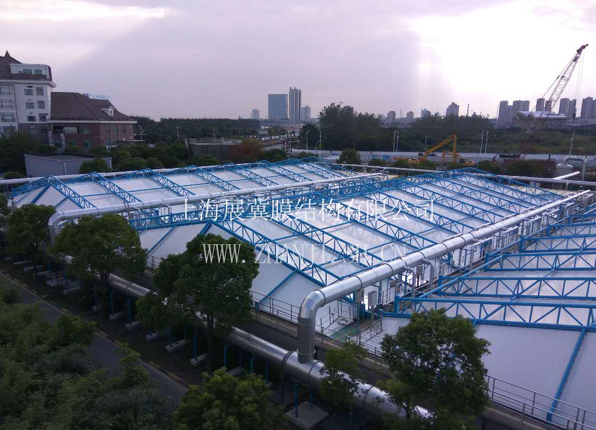 上海金山污水处理厂膜加盖除臭系统