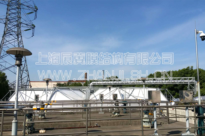 上海嘉定安亭污水处理厂膜加盖除臭