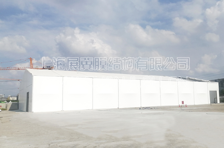 上海化工院污染土膜结构大棚