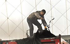 阳泉首个气膜煤棚成功实现“产煤不见煤”