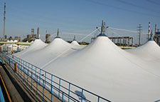 污水池加盖反吊膜膜材的好坏如何辨别？