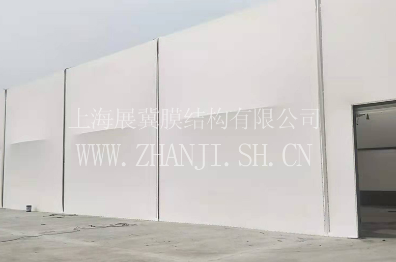 上海化工院污染土钢膜大棚二期