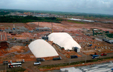 大跨度气膜将成为全封闭煤棚改造的主流建筑形式