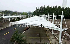 膜结构车棚展现的三种类型