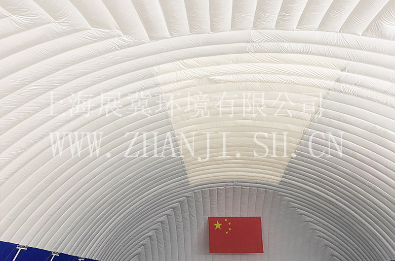 上海宝山网球纪气膜网球馆