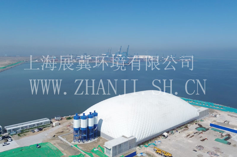 山东潍坊港口综合预制厂气膜