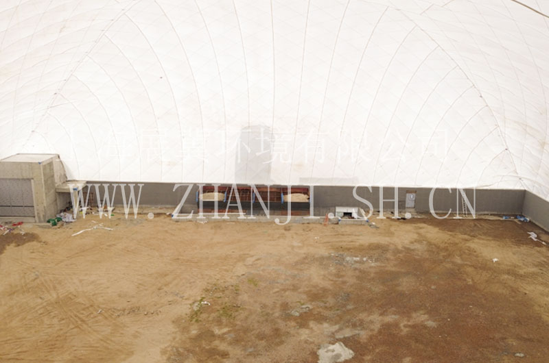 山东潍坊港口综合预制厂气膜