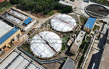 污水池密闭加盖膜布怎么安装